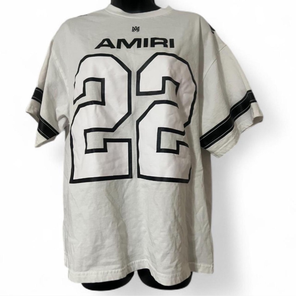 Amiri 22 Skater Jersey Tee White Size S